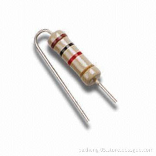 Carbon-film Resistor with 1/8 to 5W Power, Small/Normal Size and Extensive Resistance